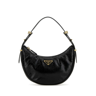 Borsa a tracolla Prada Arqué con placca logo 1bc194