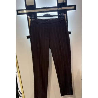 borlani pantalone lungo gessato 2q6397