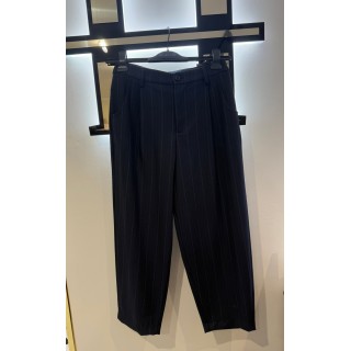 borlani pantalone carrot gessato 2q6064